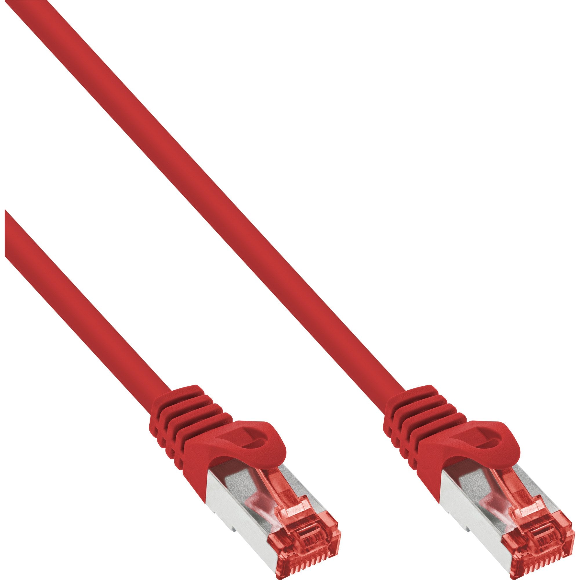 Cable De Red Inline S/Ftp Pimf Cat.6 250mhz Cobre Libre De Halógenos Rojo 15m