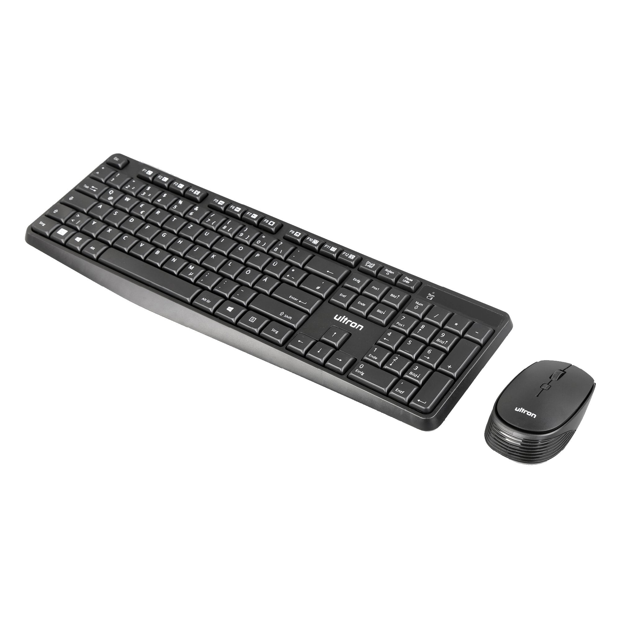 Teclado Alemán + Ratón Ultron Umc300 Rf Inalámbrico Negro