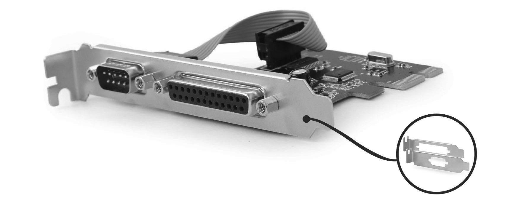 EAN 8716309100168 - Gembird PEX-COMLPT-01 tarjeta y adaptador de interfaz Interno Paralelo, RS-232 imagen 3