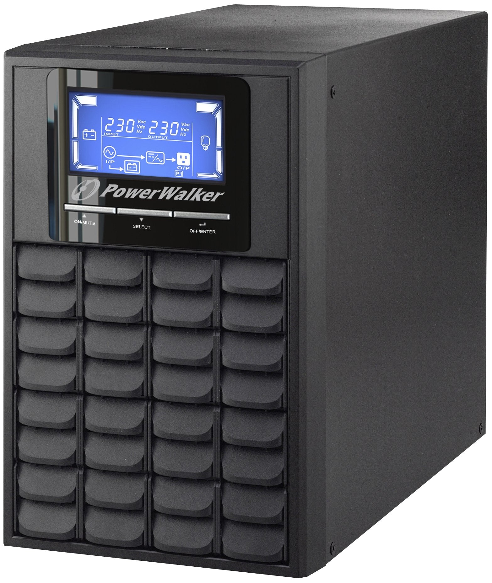 EAN 4260074976557 - PowerWalker VFI 1000C LCD sistema de alimentación ininterrumpida (UPS) Doble conversión (en línea) 1 kVA imagen 1