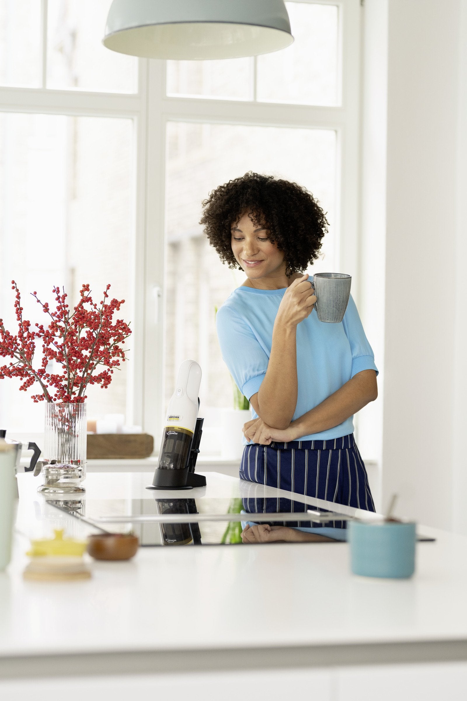 EAN 4054278990514 - Kärcher CVH 3 Plus aspiradora de mano Negro, Blanco Sin bolsa imagen 3