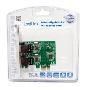 Logilink Pc0075 Tarjeta De Red Ethernet X2 1000 Mbit/S Interno