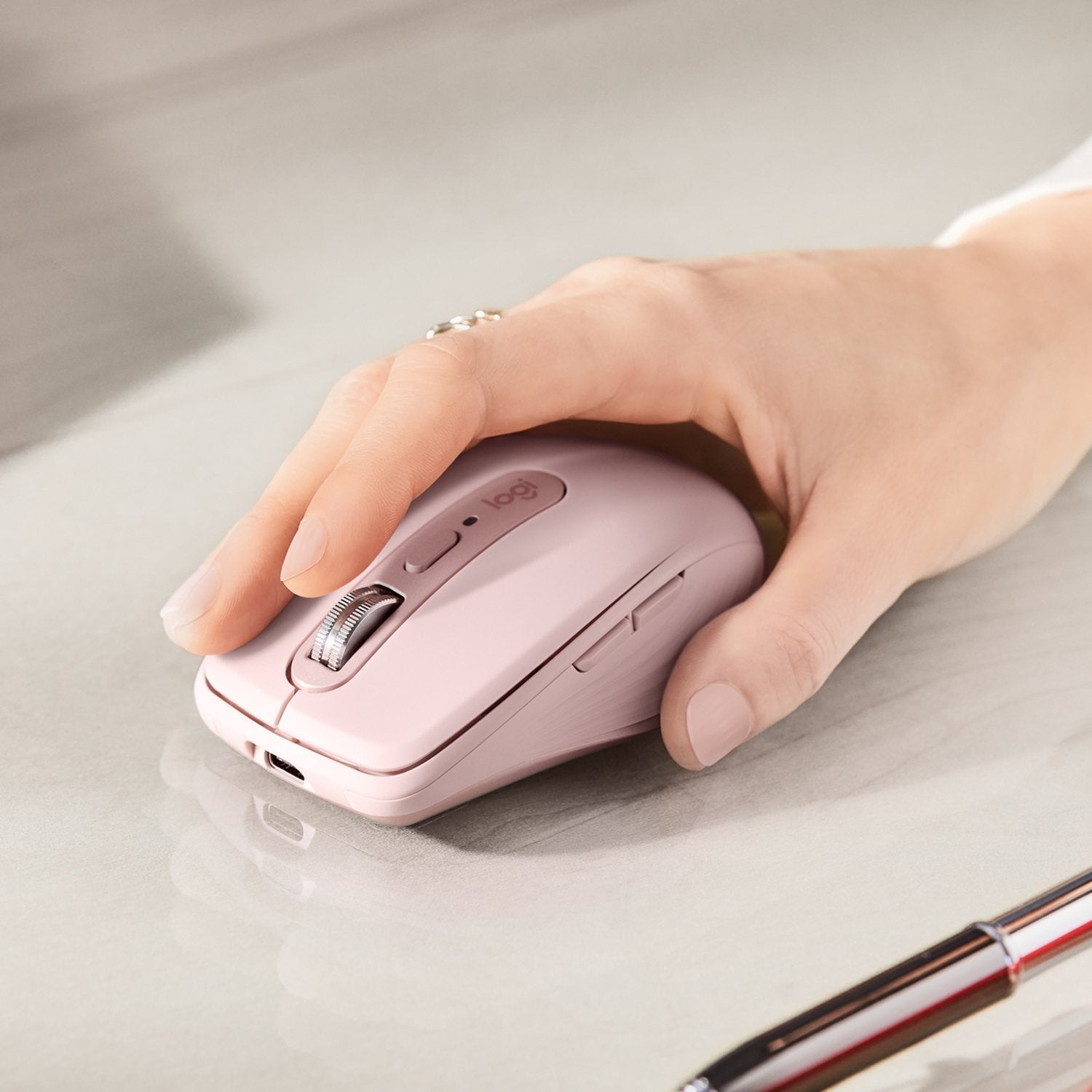 Ratón Inalámbrico Logitech Mx Anywhere 3 Rosa Retail