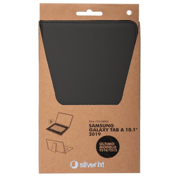 Silverht Funda Con Teclado Bluetooth Negra Para Samsung Tab A 2019 T510/T515
