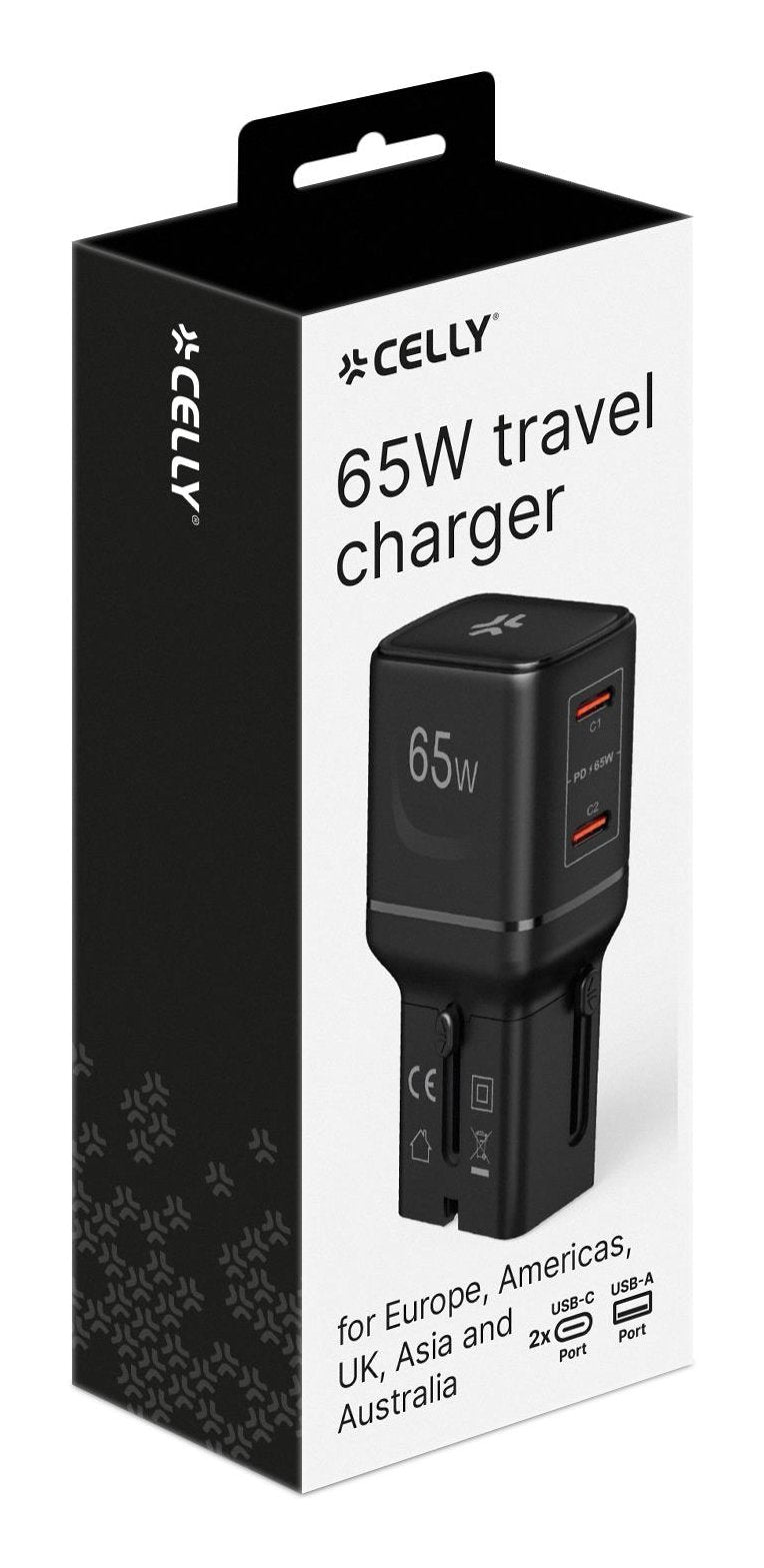 EAN 8021735224556 - Celly MULTIPLUGSL65W cargador de dispositivo móvil Auriculares, Smartphone, Tableta Negro Corriente alter imagen 7