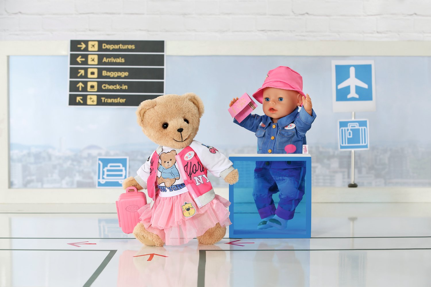 Zapf Creation Baby Born® Conjunto De Viaje Deluxe 43cm, Accesorios Para Muñecas 836316