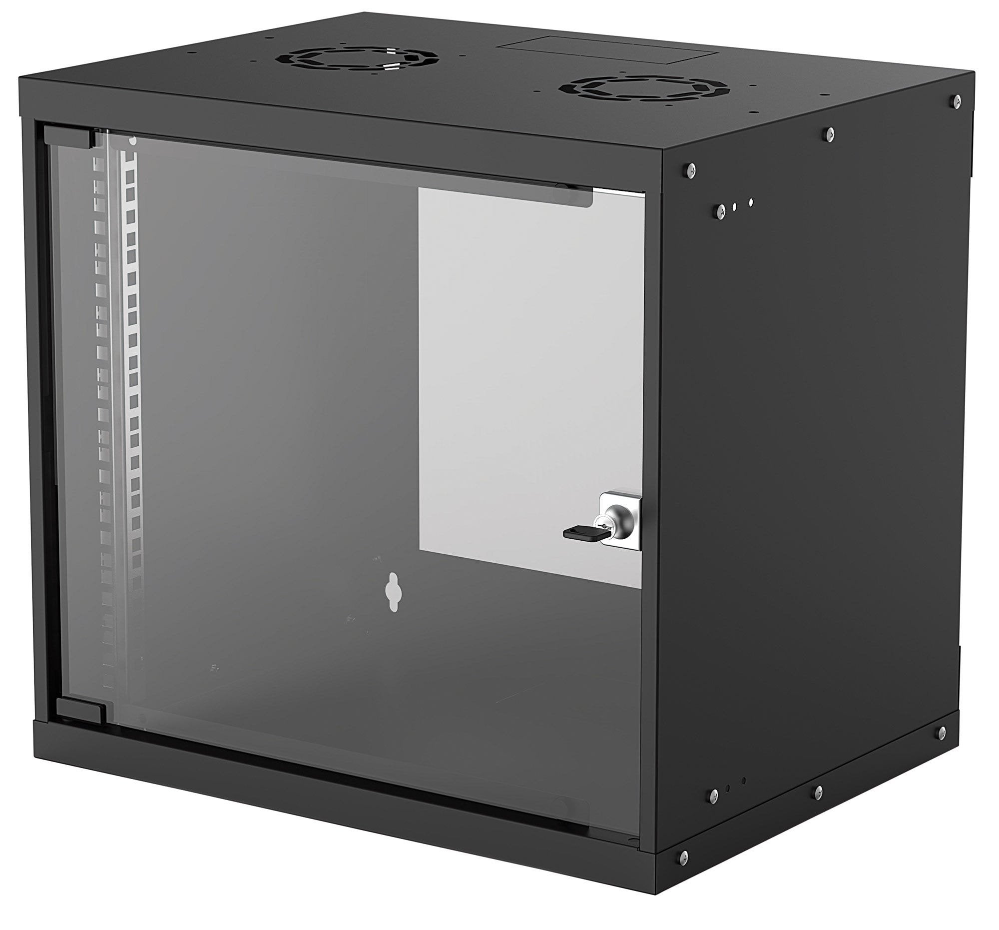 EAN 0766623714174 - Intellinet 714174 armario rack 9U Bastidor de pared Negro imagen 1
