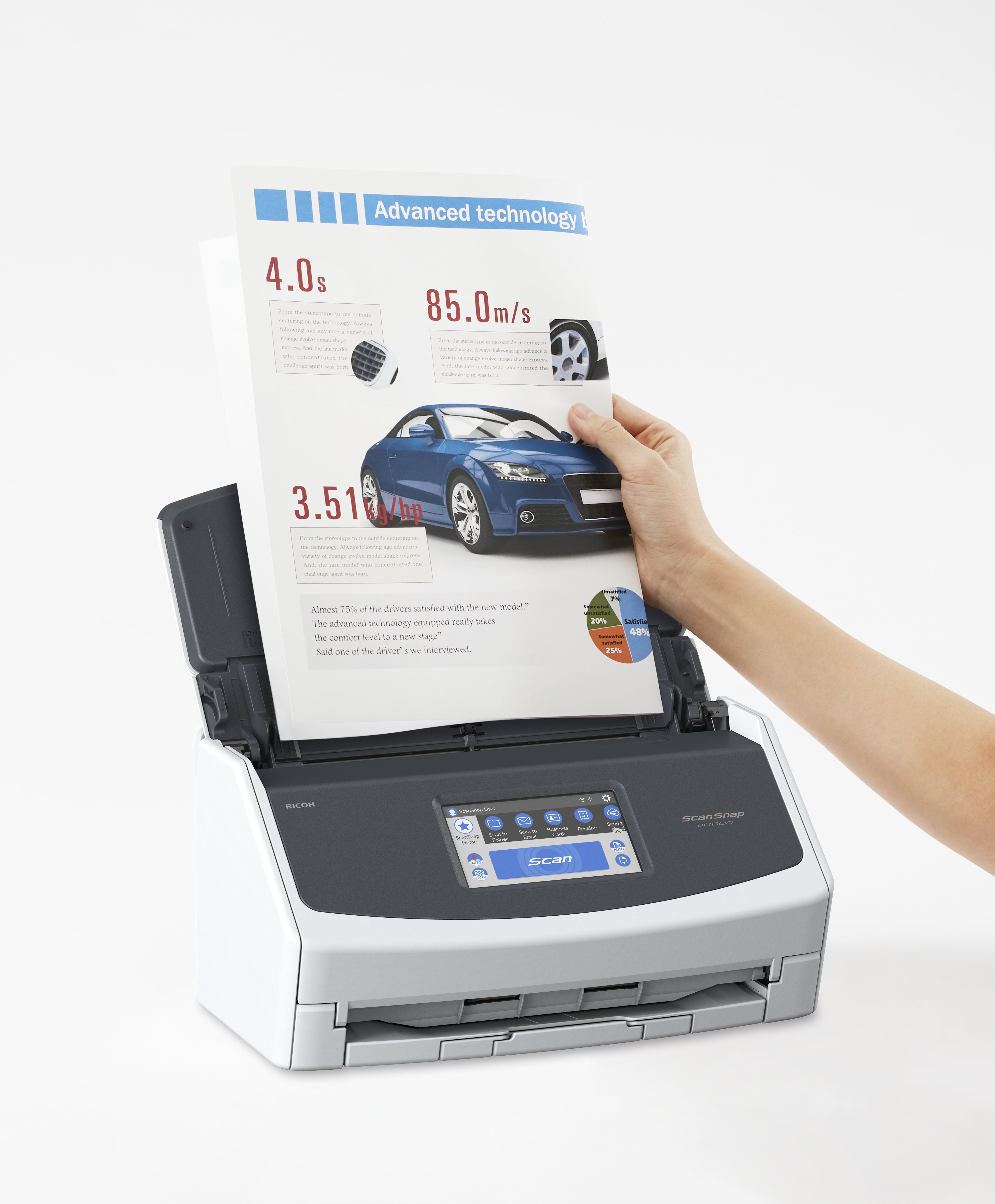 EAN 4939761311758 - Ricoh ScanSnap iX1600 Alimentador automático de documentos (ADF) + escáner de alimentación manual 600 x 6 imagen 5
