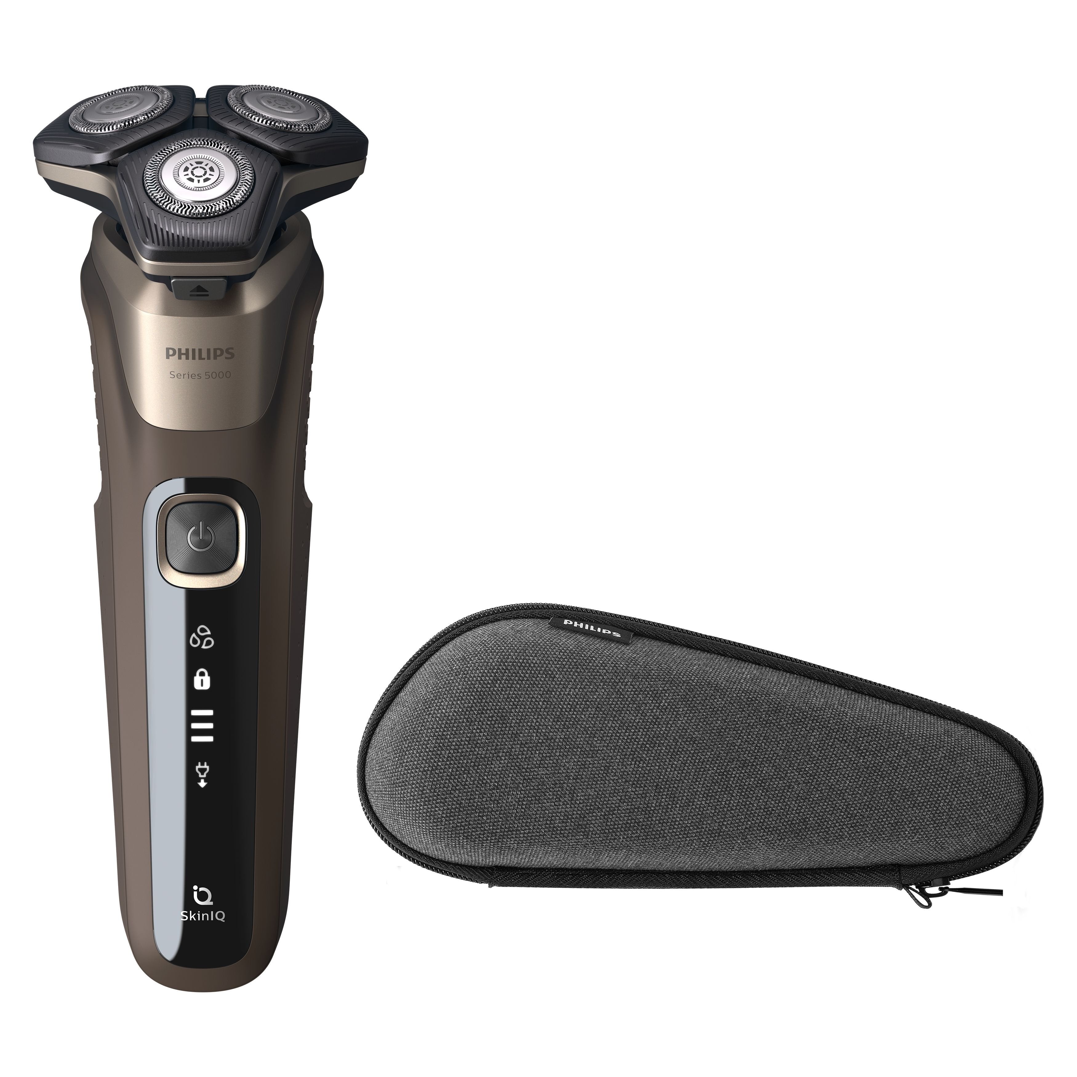 EAN 8710103942399 - Philips SHAVER Series 5000 S5589/30 afeitadora Máquina de afeitar de rotación Recortadora Marrón imagen 2