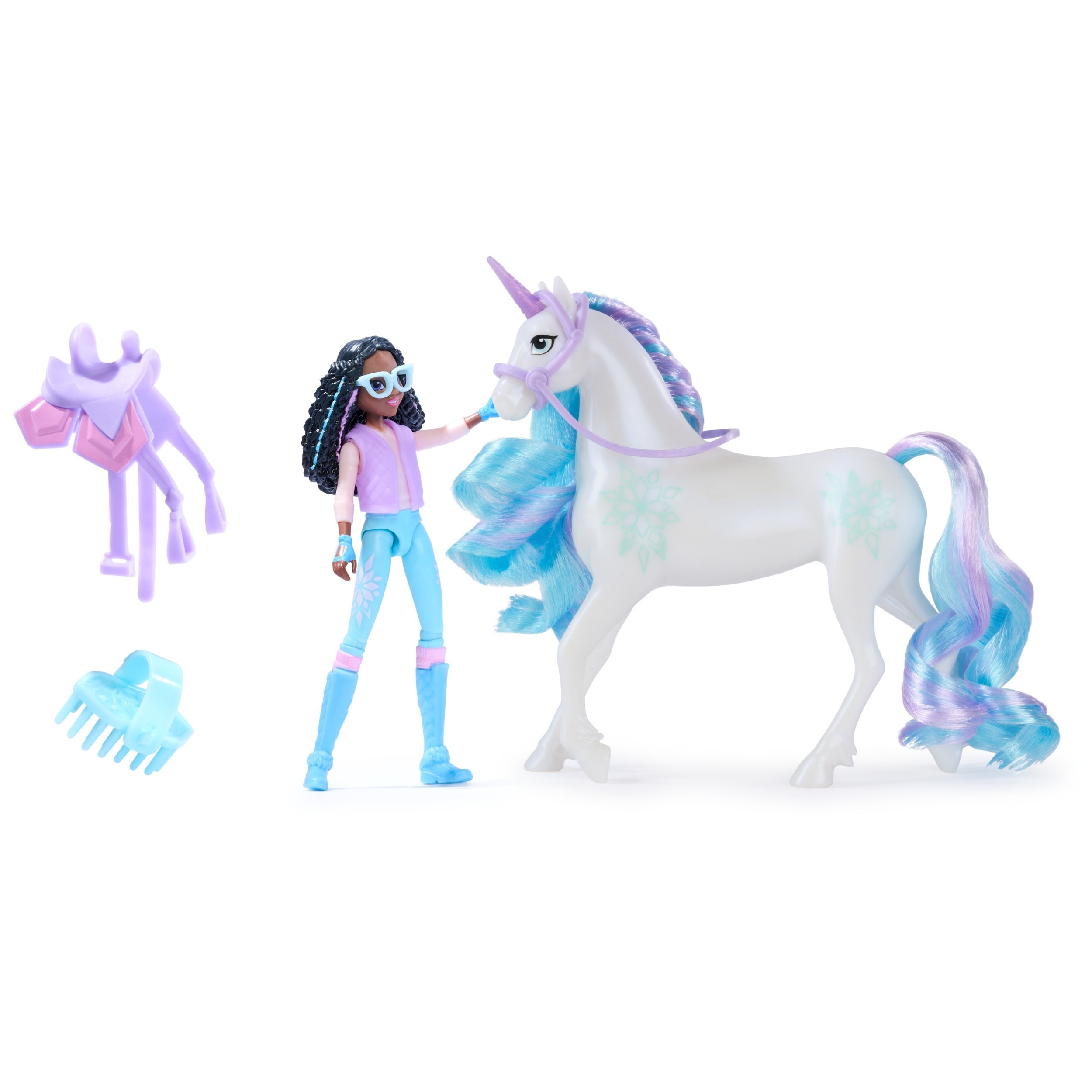 Figura Spin Master Unicorn Academy - Set Glaciar Layla Y Unicornio 6066849