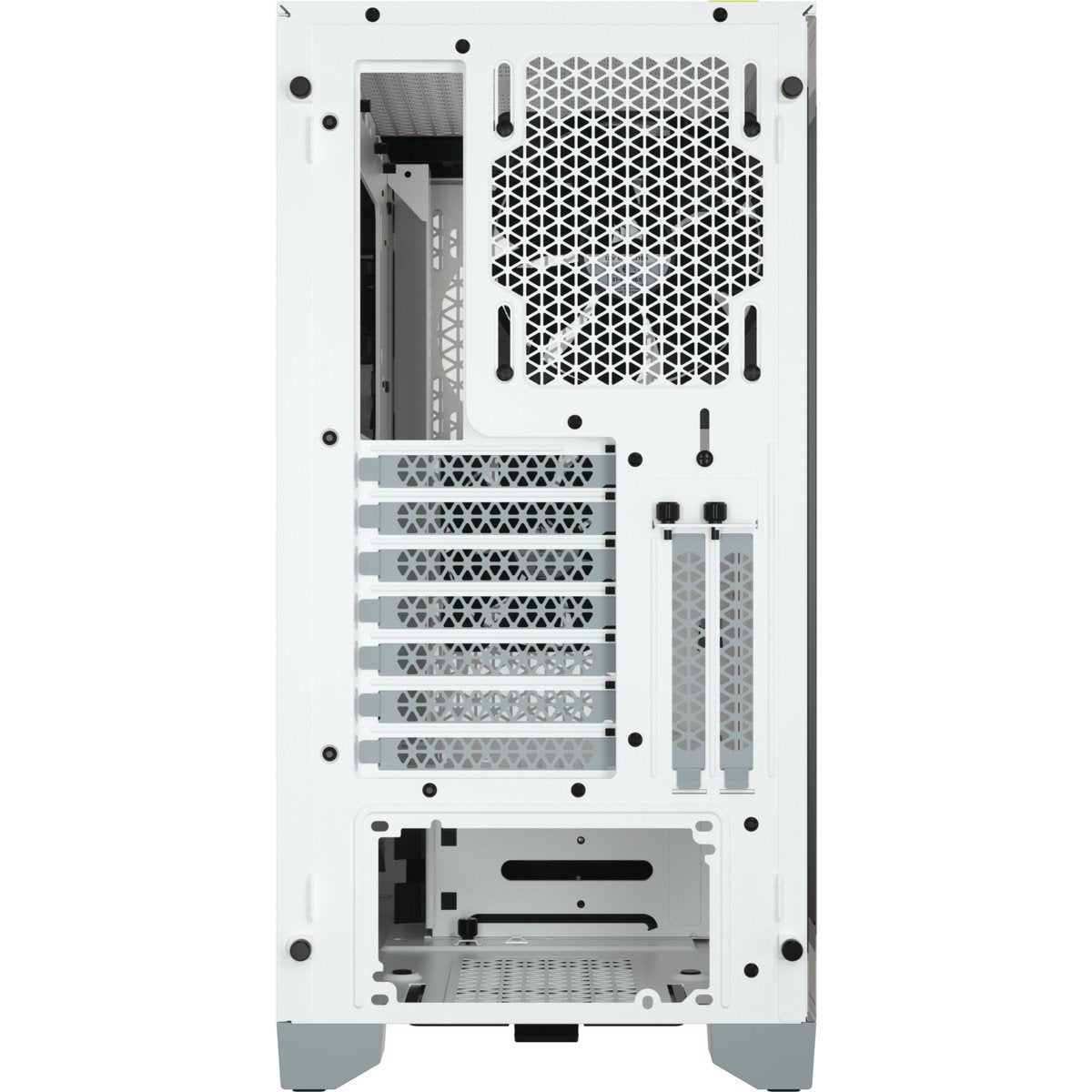 Caja Pc Corsair 4000d Airflow Midi Tower Blanco Corsair Crystal 4000d Airflow Mid-Tower Cristal Templado Blanca Cc-9011201-Ww