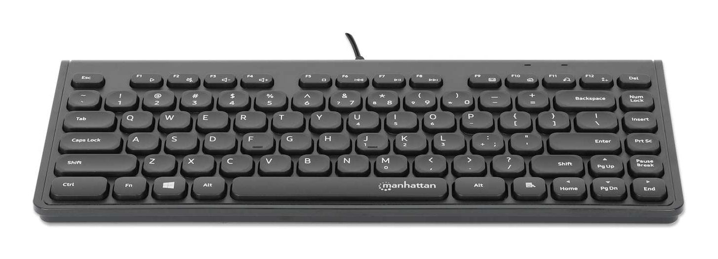 Manhattan Slim Usb Mini-Teclado 1.5m Cable Negro