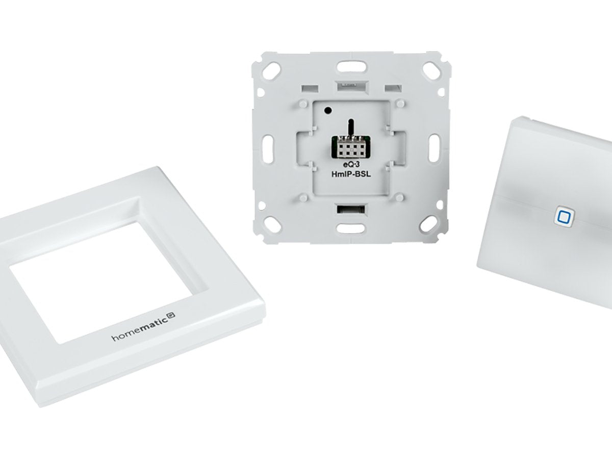 Actuador De Conmutación Ip Homematic Para Interruptores De Marca (Hmip-Bsl), Botón (Blanco, Con Luz De Señal)