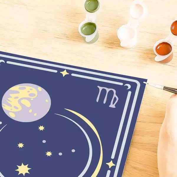 Ravensburger Creart - Signo Zodiacal Virgo, Pintura 23744