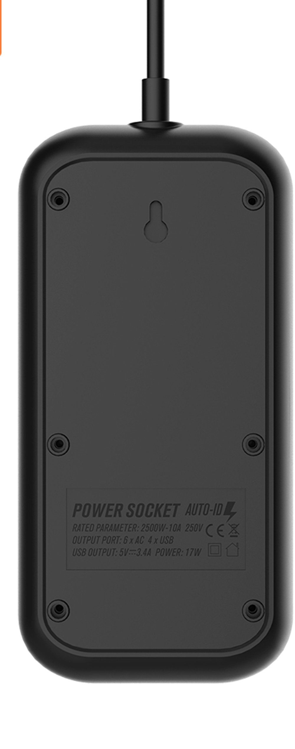 Colorway Cw-Che64b Base Múltiple 2 M 6 Salidas Ac Interior Negro