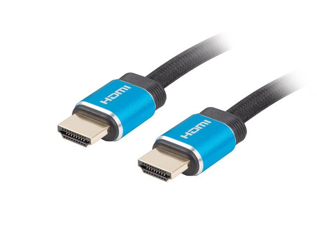 EAN 5901969422429 - Lanberg CA-HDMI-P20CU-0010-BK cable HDMI 1 m HDMI tipo A (Estándar) Negro, Azul imagen 2