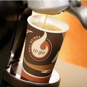 Papstar Einweg-Kaffeebecher 8 Cm 0,3 L Marrón