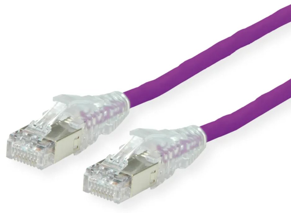 Dtwyler Cable De Red Cat.6a (Class Ea) S Ftp, Cu 7702 Flex Lsoh, Amp V2, Violett, 5 M