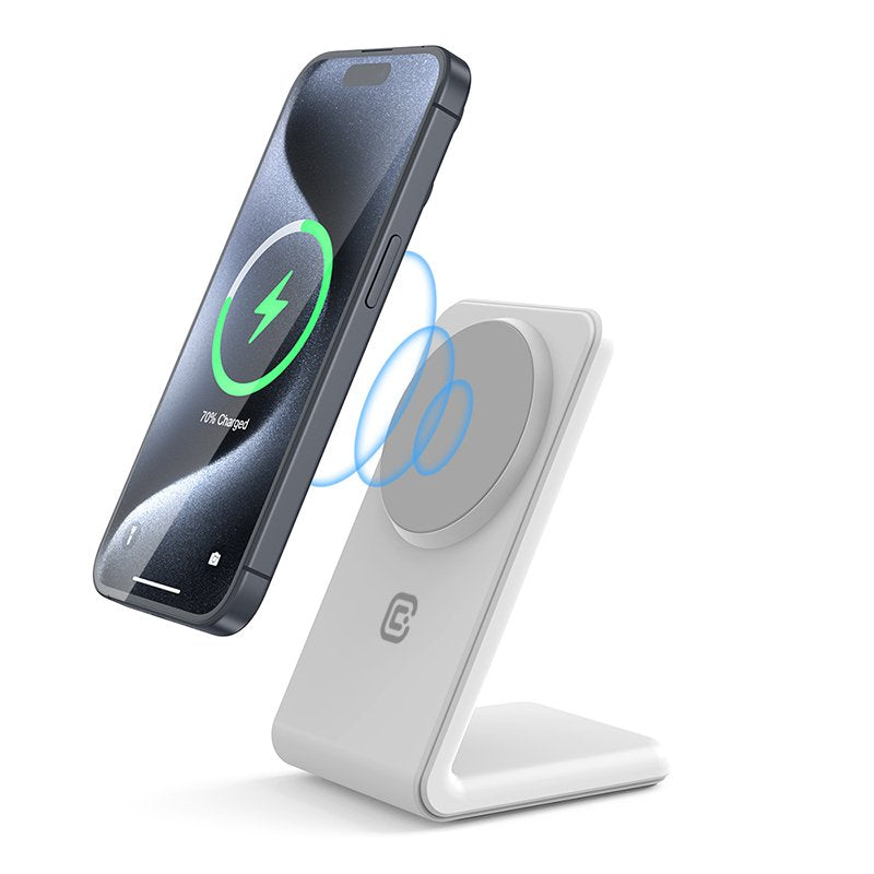 EAN 5904310703536 - Crong Wireless charger Smartphone Blanco USB Cargador inalámbrico Interior imagen 1