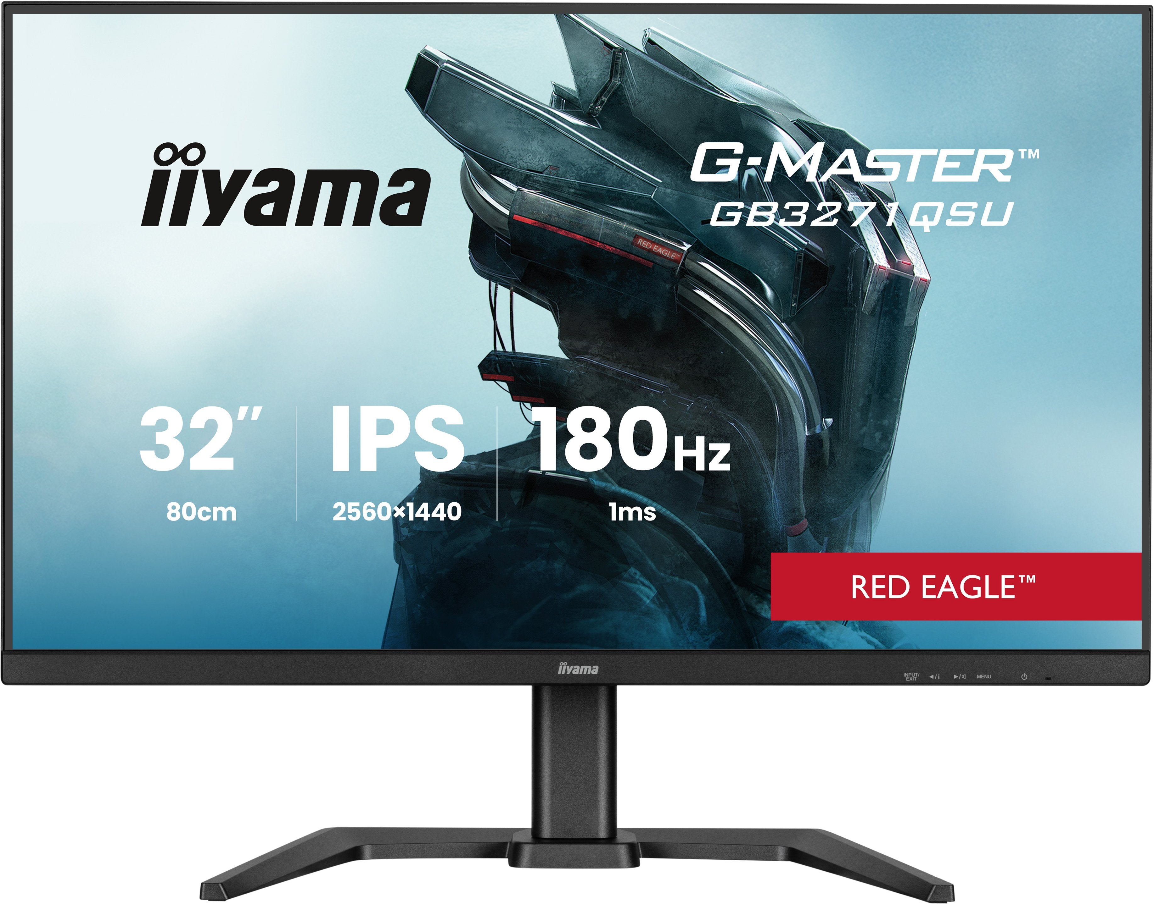 EAN 4948570124527 - iiyama GB3271QSU-B2 pantalla para PC 80 cm (31.5") 2560 x 1440 Pixeles Quad HD LED Negro imagen 2