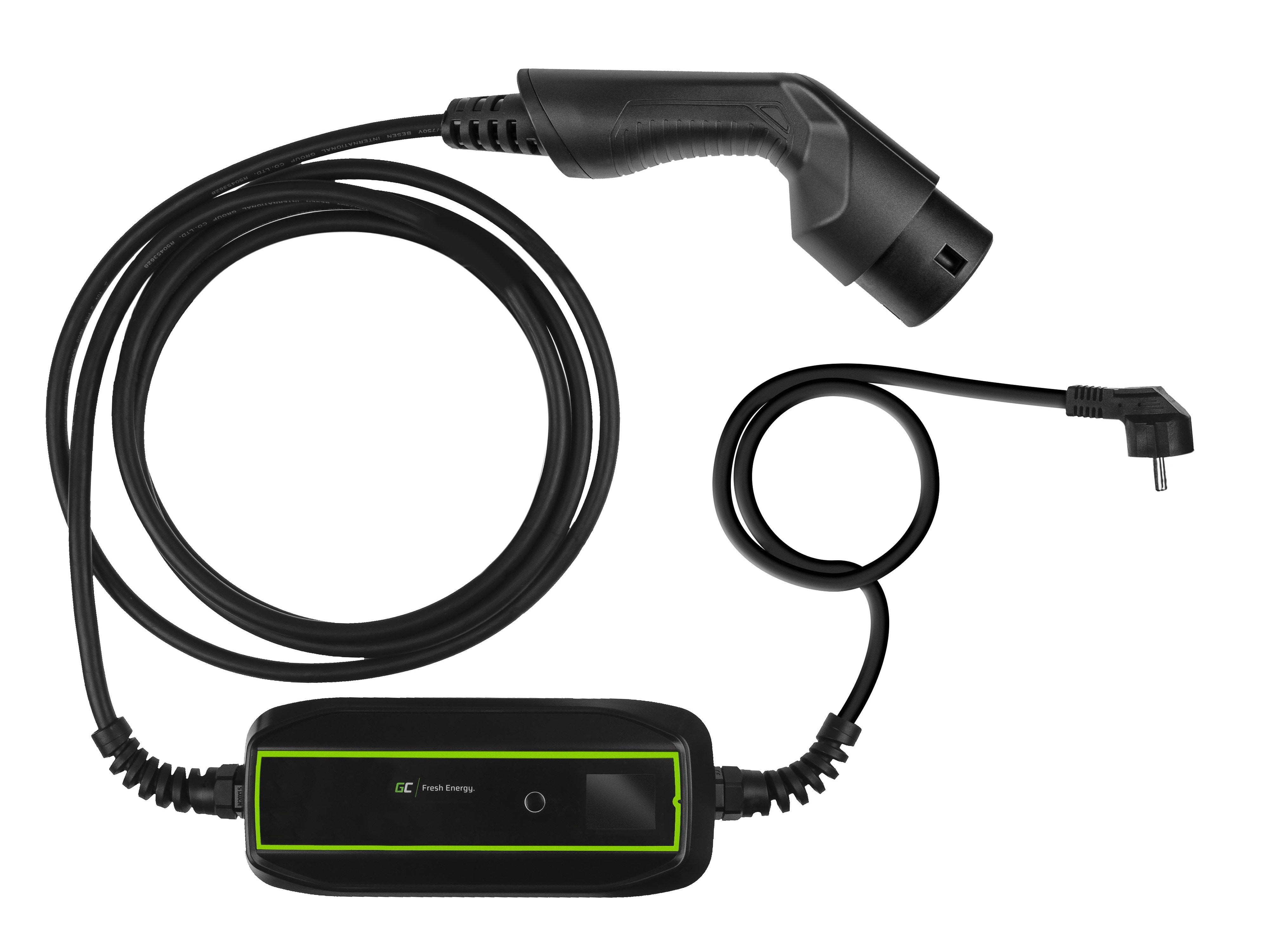 EAN 5907813964077 - Green Cell EV16 estación de carga para vehículo eléctrico Negro 1 Pantalla incorporada LCD imagen 1