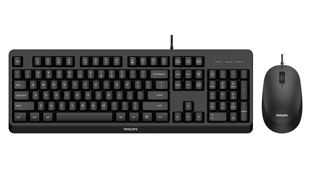 EAN 8712581798857 - Philips 2000 series SPT6207BL/16 teclado Ratón incluido Universal USB QWERTY Inglés Negro imagen 1