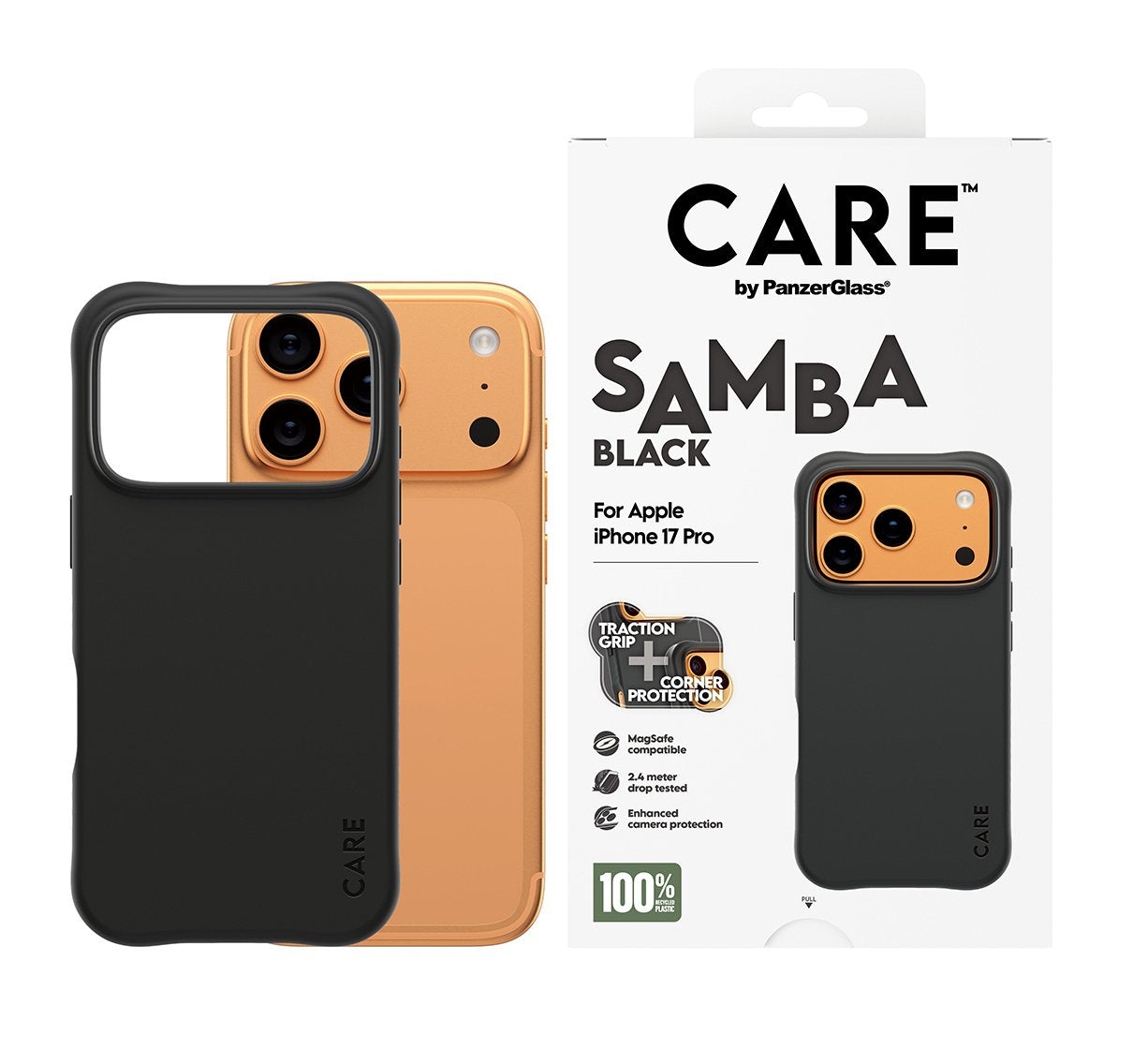 Care Fashionable Samba Negro Magsafe Iphone 17 Pro