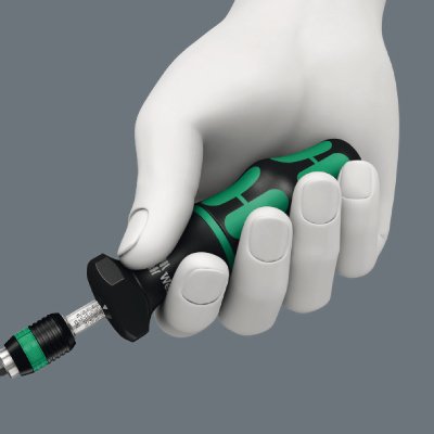 Wera Par Destornillador 7440, El Par Llave Negro / Verde, De 1/4 "Bits