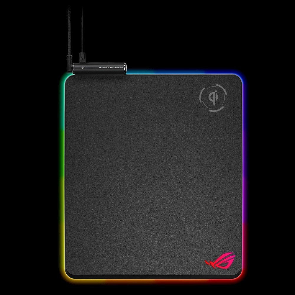 EAN 4718017059886 - ASUS ROG Balteus Qi Alfombrilla de ratón para juegos Negro imagen 2