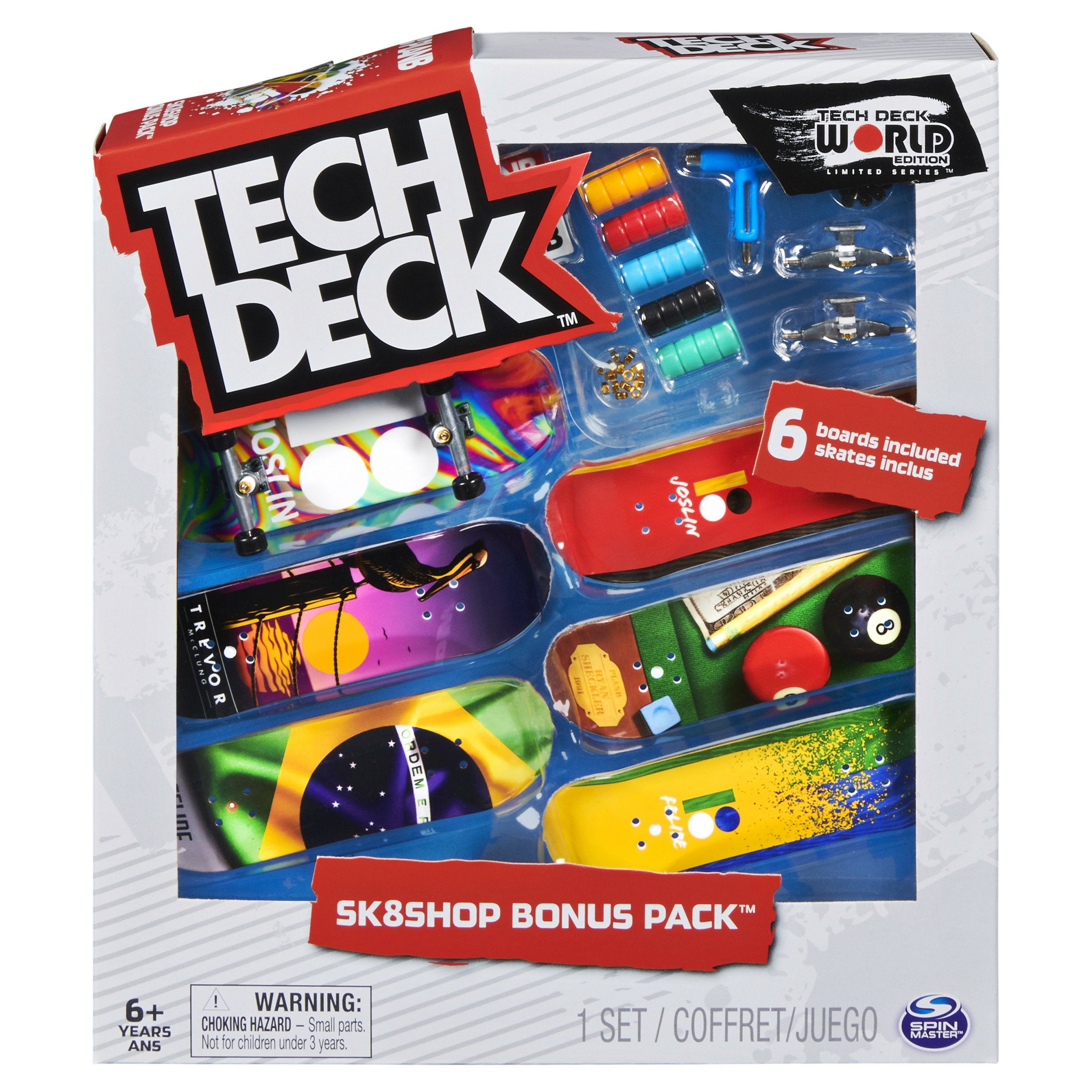 EAN 0778988238158 - Tech Deck Sk8shop Bonus Pack Conjunto de iniciación para monopatín de dedos imagen 4