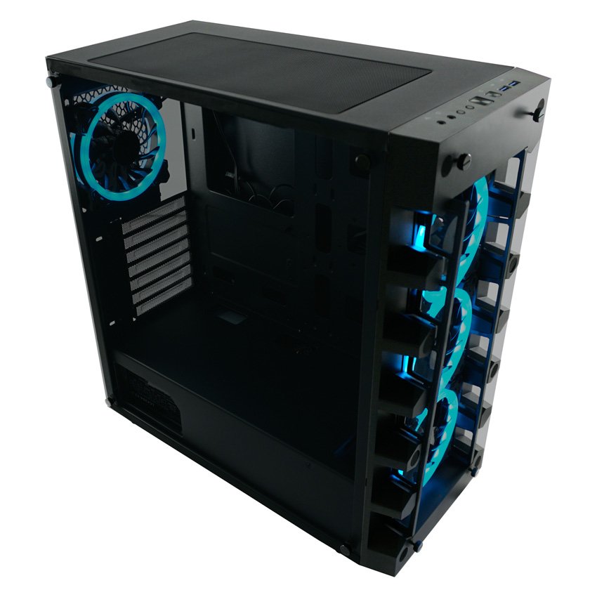 EAN 4260070128158 - LC-Power Gaming 709B - Solar_System_X Midi Tower Negro imagen 4