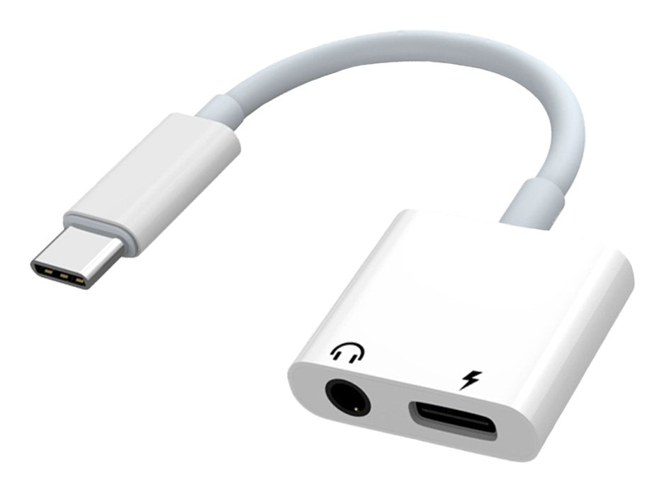 Type C To Duo Jack And Usb C