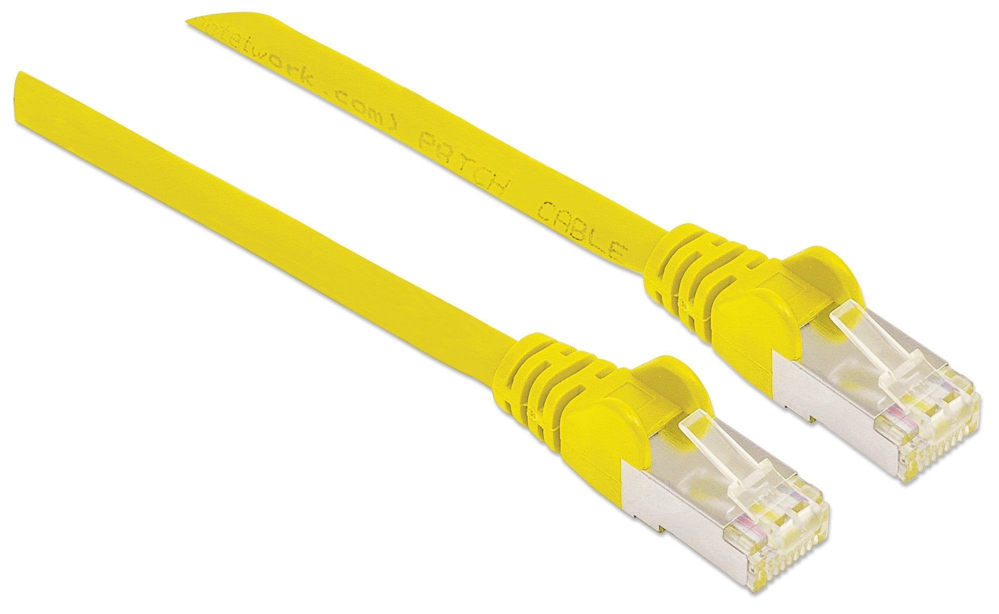 EAN 766623350464 - Intellinet 350464 cable de red Amarillo 0,5 m Cat6a S/FTP (S-STP) imagen 2
