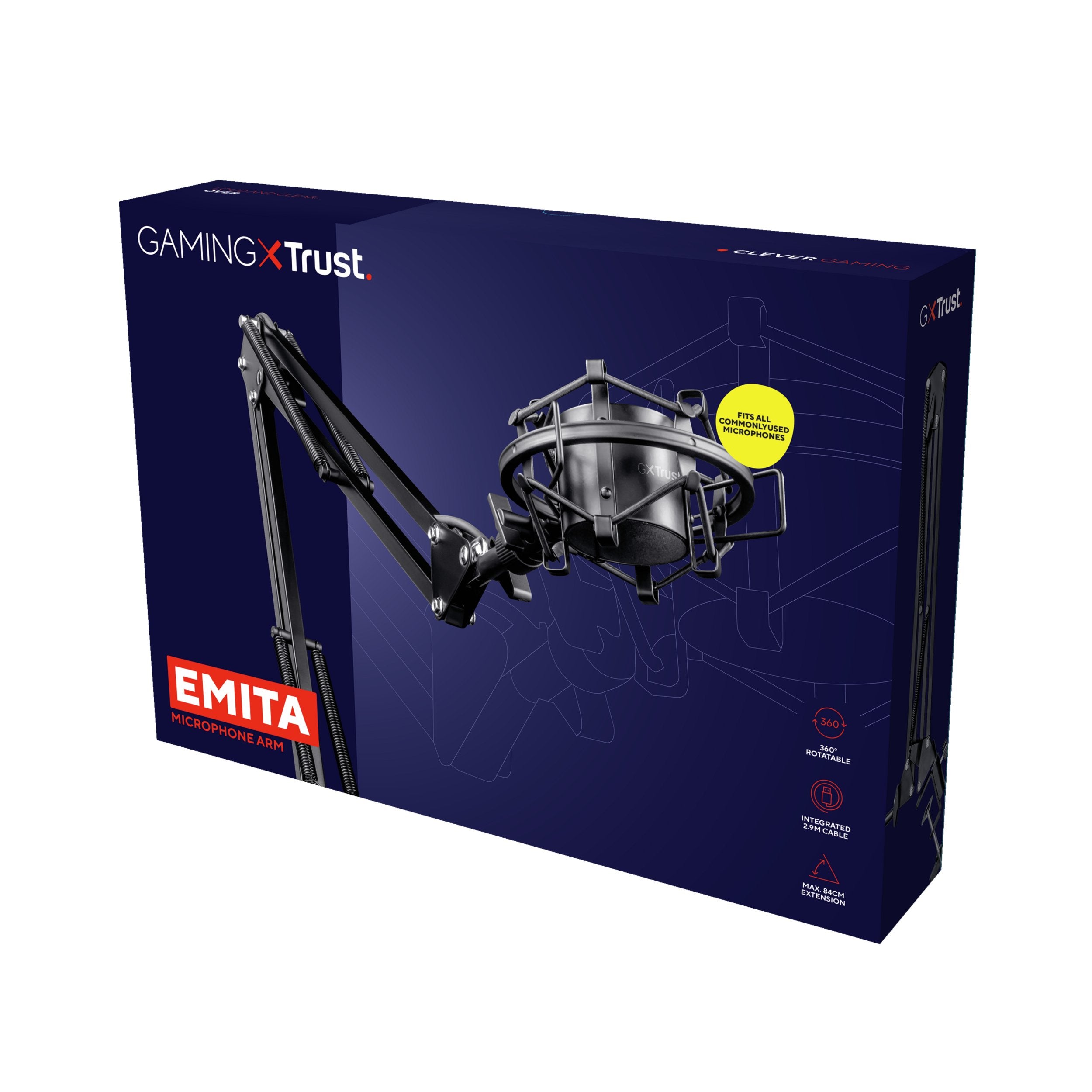 EAN 8713439225631 - Trust GXT 253 Emita Soporte para micrófono dinámico de voz imagen 5
