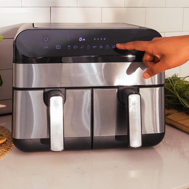 EAN 8447420000876 - Cecotec Cecofry Advance 9000 Sencillo 9 L Independiente 2200 W Freidora de aire caliente Negro, Gris imagen 10