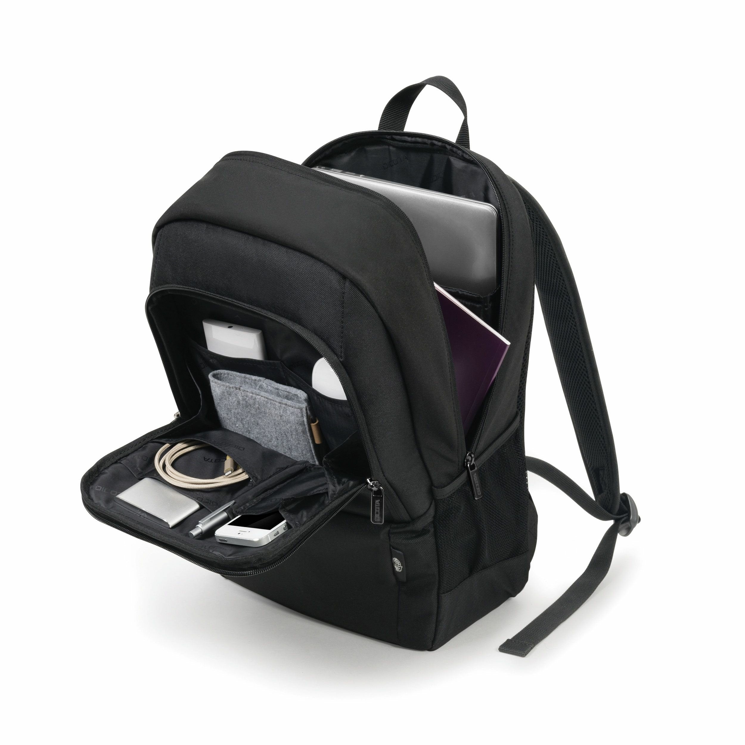 EAN 7640186418966 - DICOTA Eco Backpack BASE 35,8 cm (14.1") Mochila Negro imagen 6