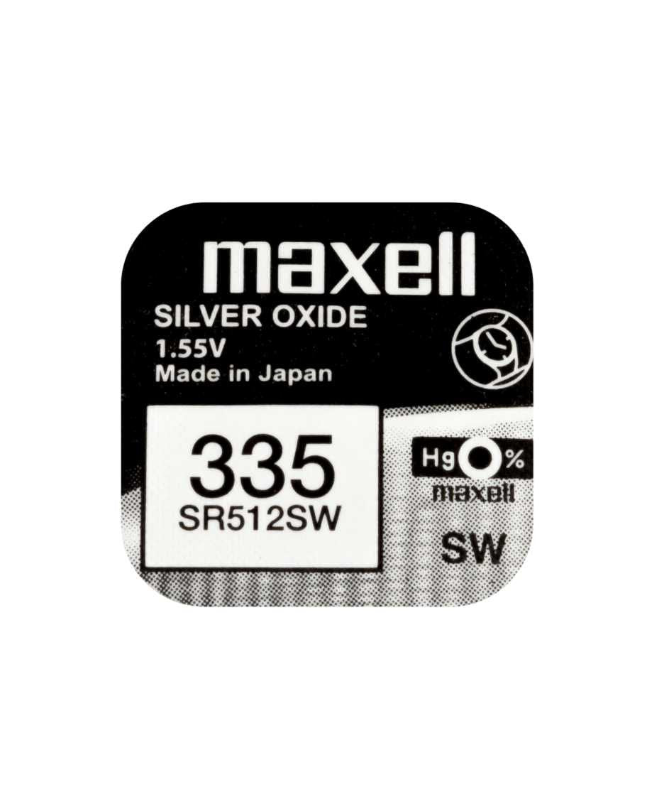 Maxell Pila Oxido Plata (335) Sr512sw Blister*1 Eu 0% Mercurio