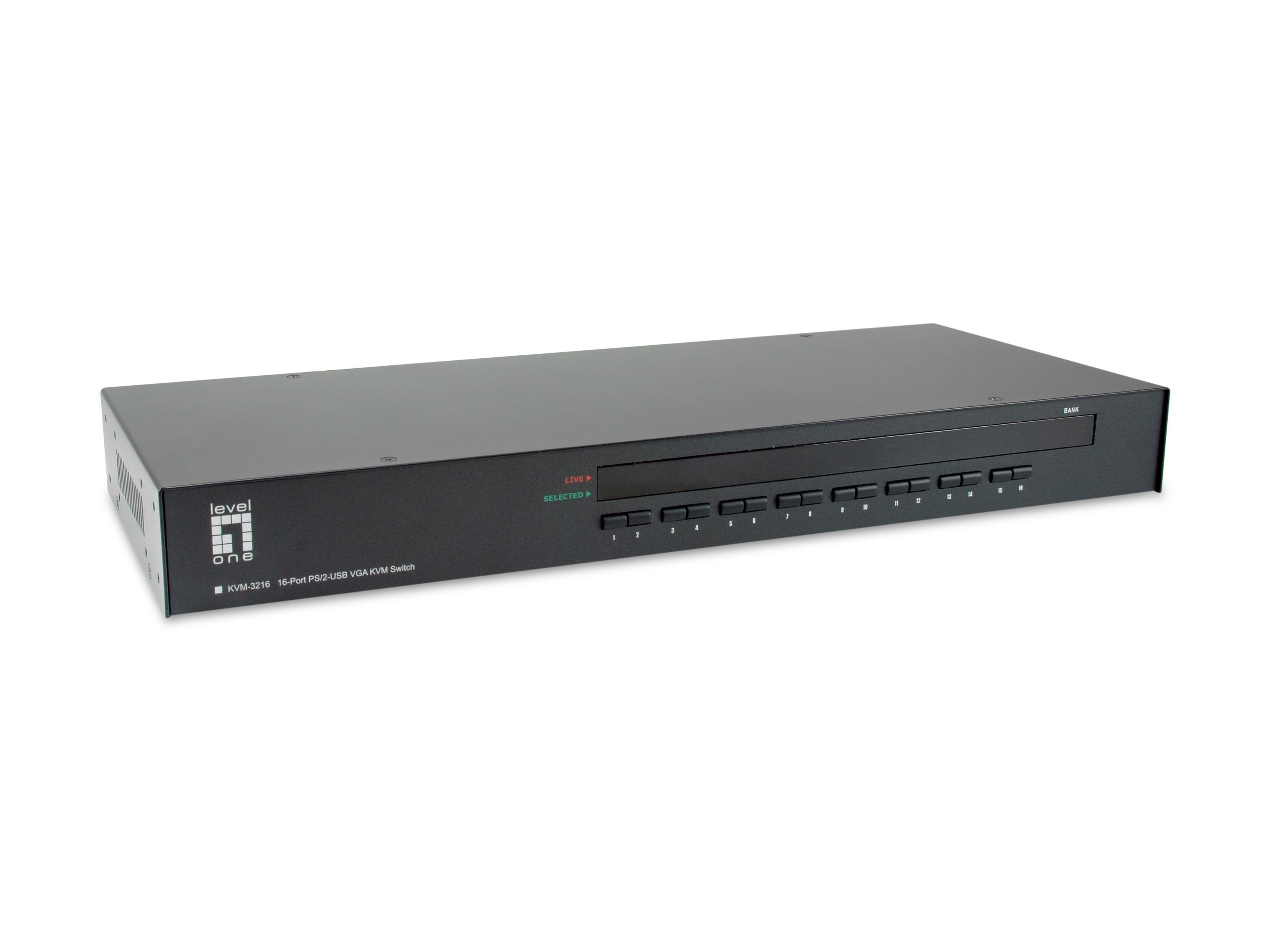 EAN 4015867229392 - LevelOne KVM-3216 interruptor KVM Montaje en rack Negro imagen 1