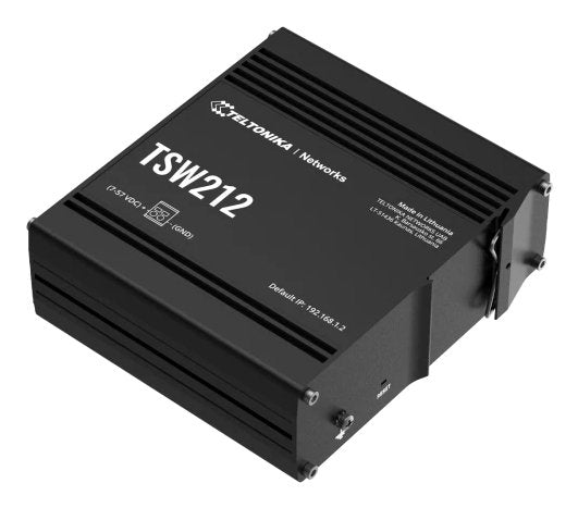 Teltonika Tsw212, Switch Negro, Switch Ethernet Gestionado Tsw212000000
