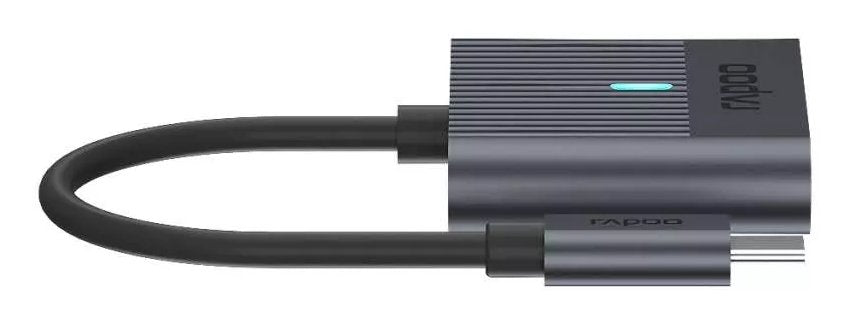 Lector De Tarjetas Rapoo Usb-C Gris