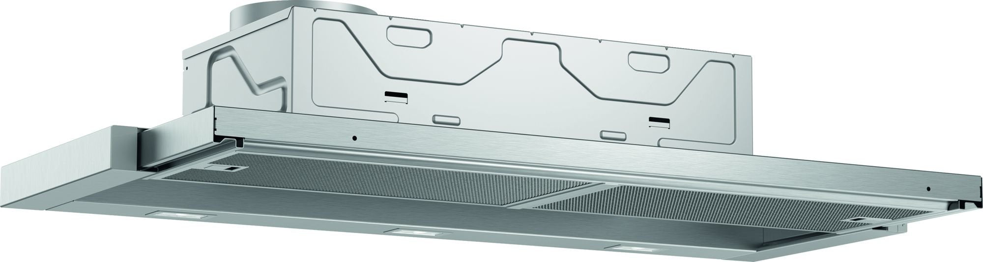 Bosch Serie 4 Dfl094a51 Campana Semintegrada (Extraíble) Metálico, Plata 412 M³/H A