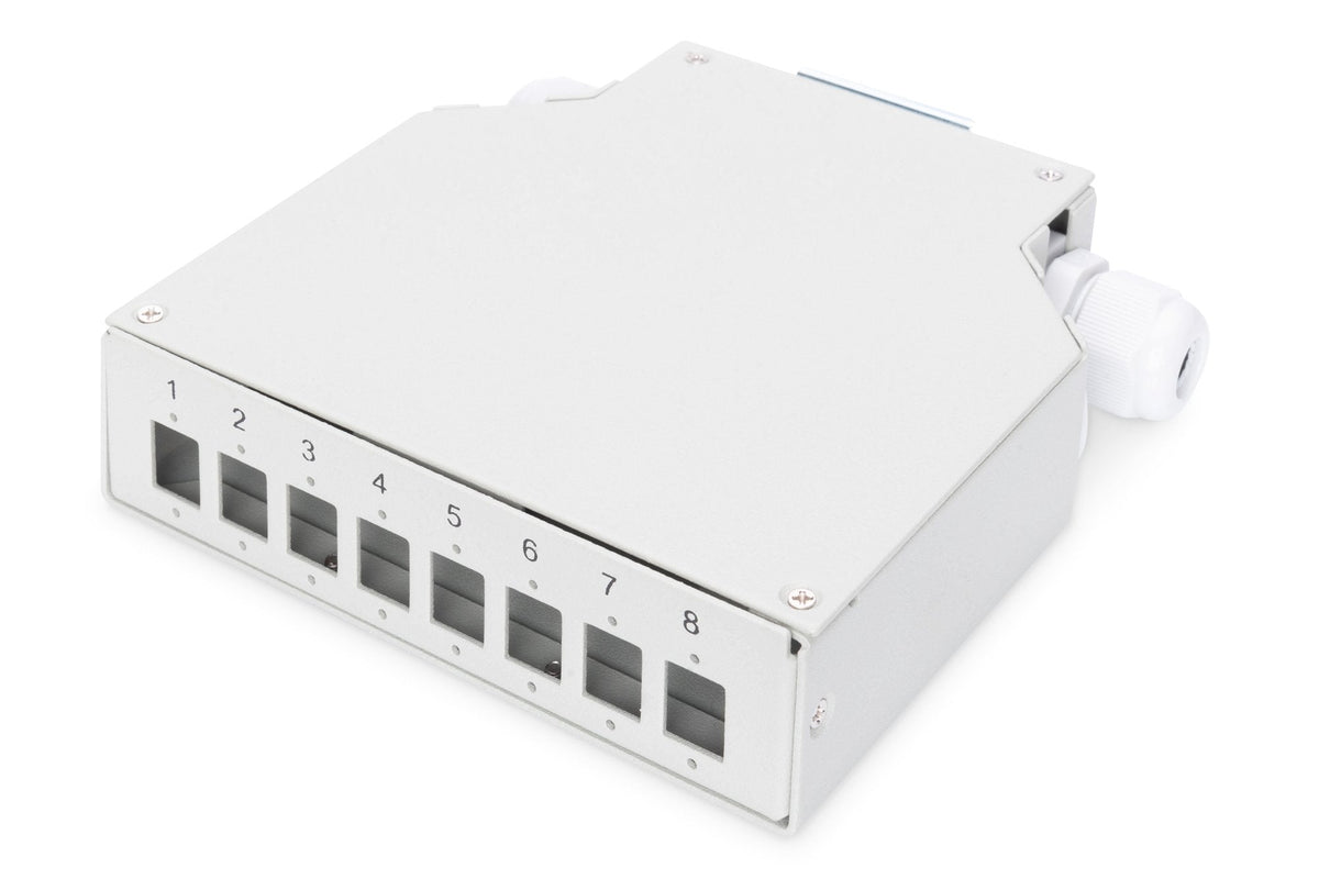 Caja De Empalme Para Carril Din Digitus Para 8 Acoplamientos Lc/Dx Dn-96891