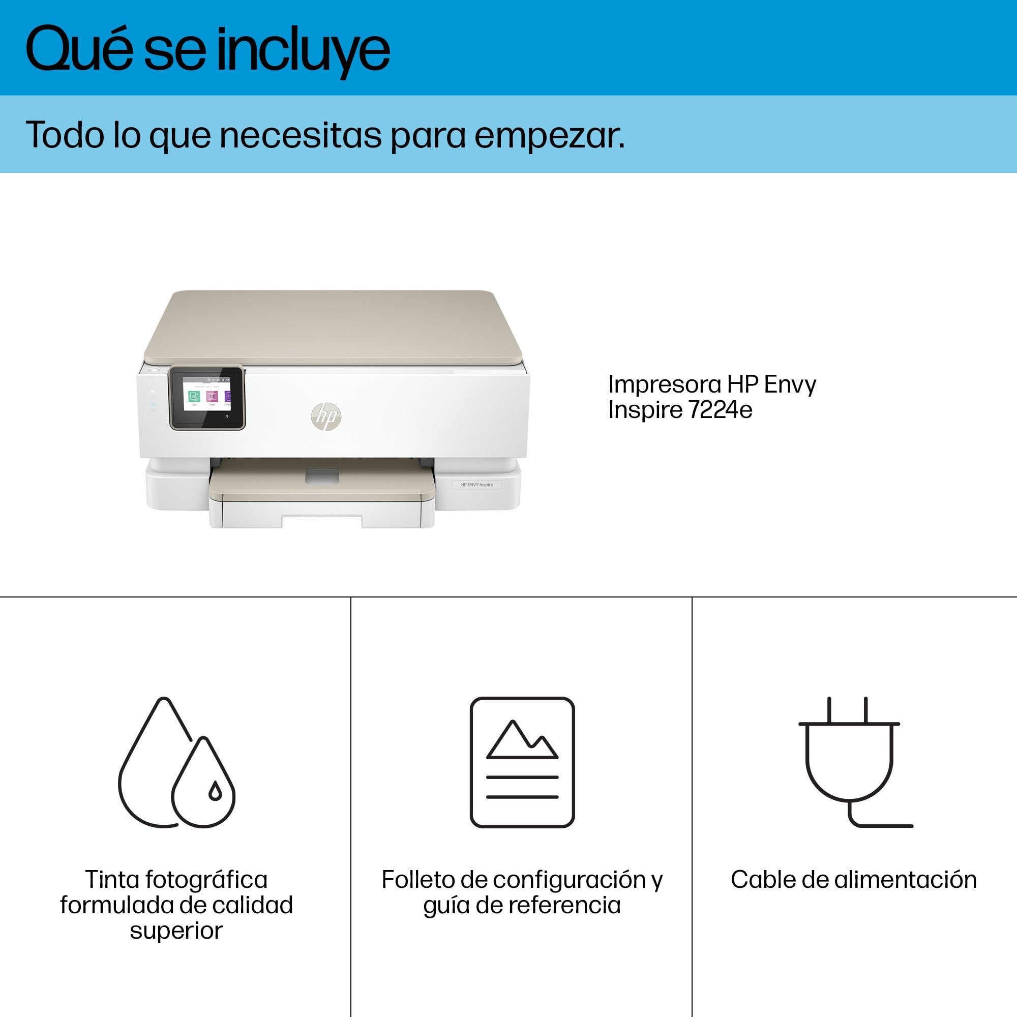 EAN 0195908882558 - HP ENVY Inspire 7224e AiO Porto Prntr Inyección de tinta térmica A4 4800 x 1200 DPI 15 ppm Wifi imagen 8