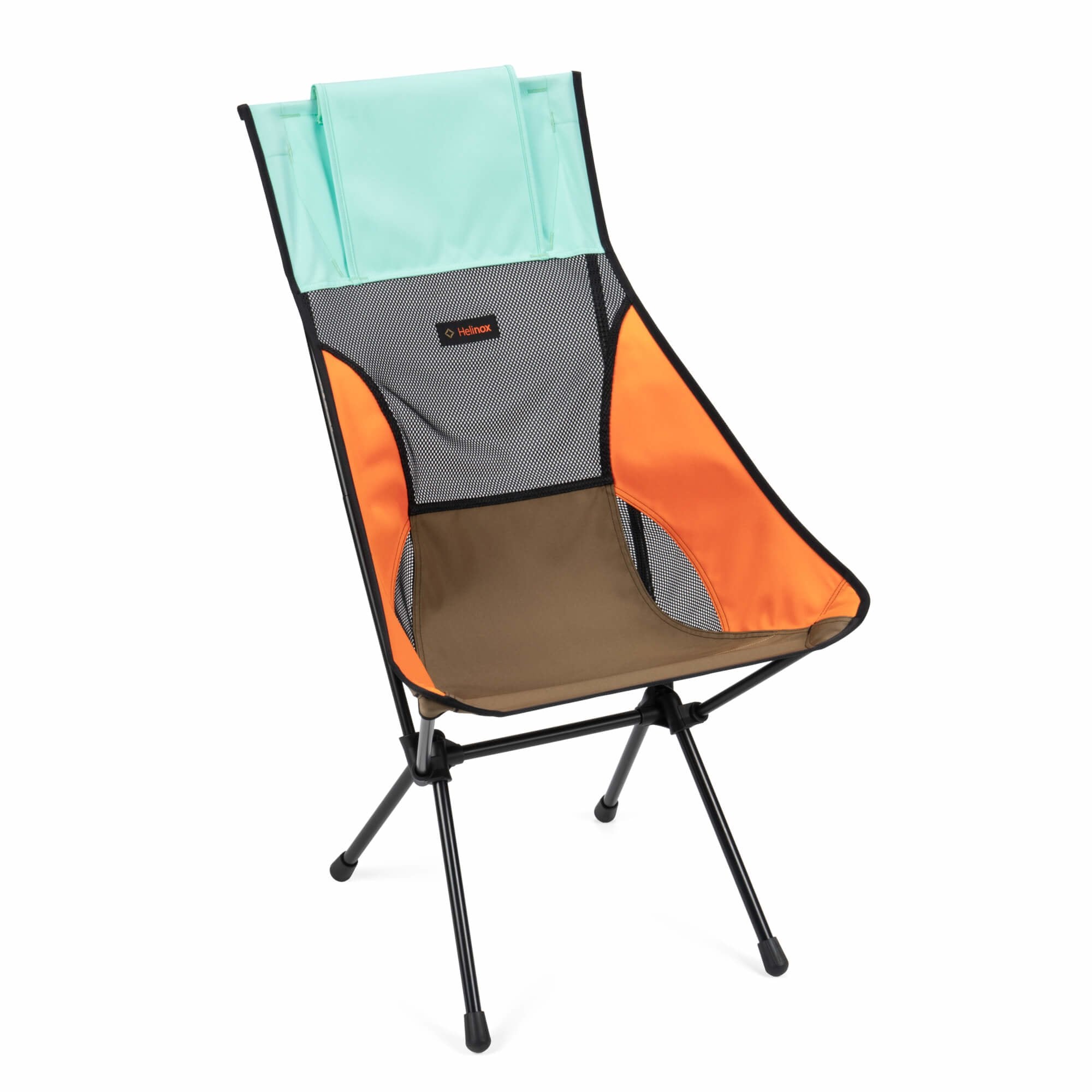 Helinox Camping-Silla Sunset Chair, Mint Multiblock 10002804 (Mehrfarbig, Modell 2024) 10002804