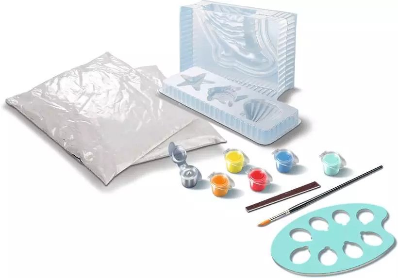 Ravensburger Habtelset Figuras De Yeso De Bricolaje Vierta Delfines, Tinker 25535