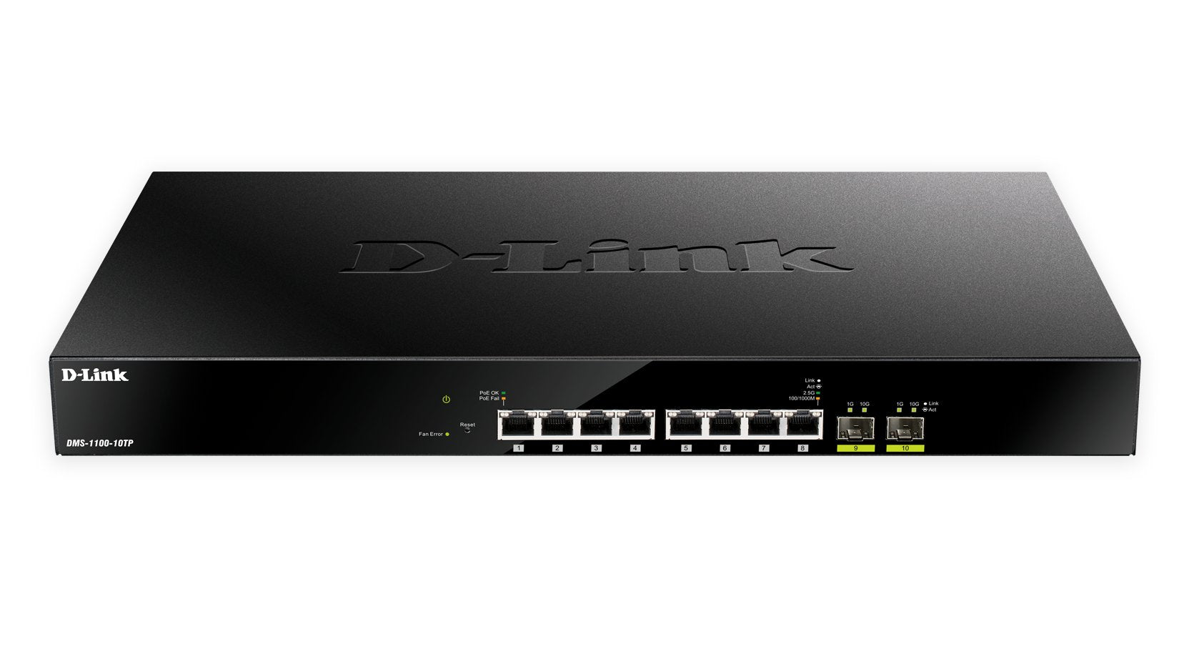 D-Link Switch 8g 2xsfp+ Multig 8x100/1g/2,5g 2xsfp+ Managed