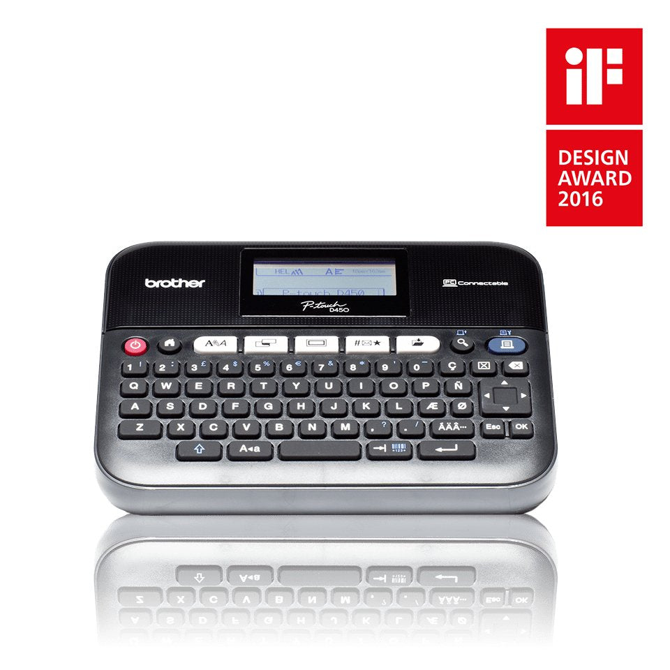 EAN 4977766746038 - Brother PT-D450VP impresora de etiquetas Transferencia térmica 180 x 180 DPI 30 mm/s Alámbrico TZe QWERTY imagen 1