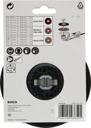 Bosch Professional Placa De Soporte X-Lock Dura, Ø 125 Mm, Placa Lijadora 2608601716