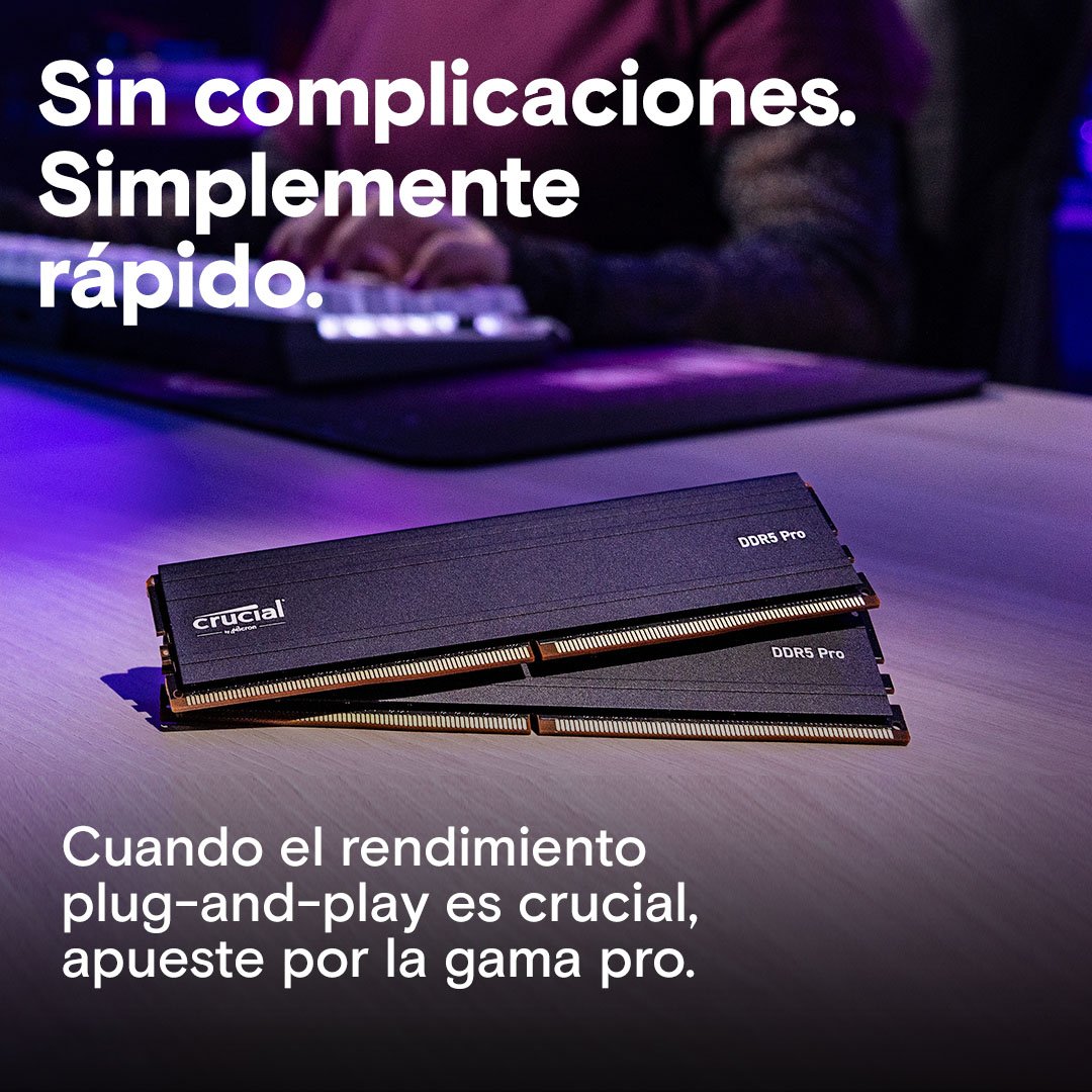 EAN 0649528944474 - Crucial Pro CP2K64G56C46U5 módulo de memoria 128 GB 2 x 64 GB DDR5 288-pin DIMM imagen 6