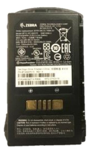Batería De Repuesto Zebra Btry-Mc33-70ma-01 Negra, 7.000 Mah, Para Mc33x0r, Mc3300x Btry-Mc33-70ma-01